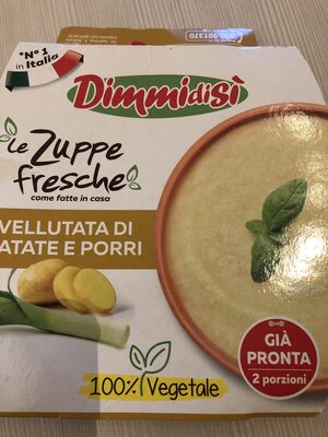 Dimmi di sì vellutata di patate e porri