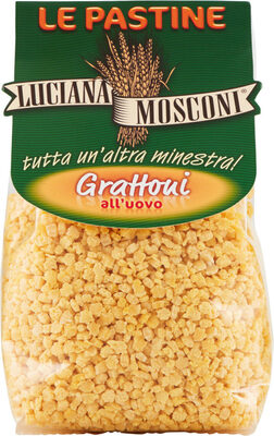 Le pastine grattoni all'uovo front packaging