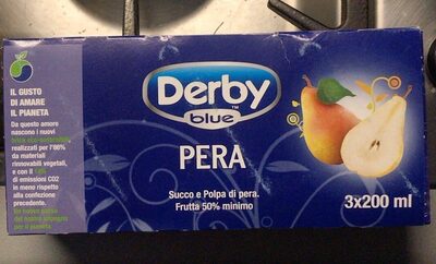 Succo e polpa di pera