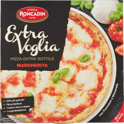 Pizza extra voglia Margherita front packaging