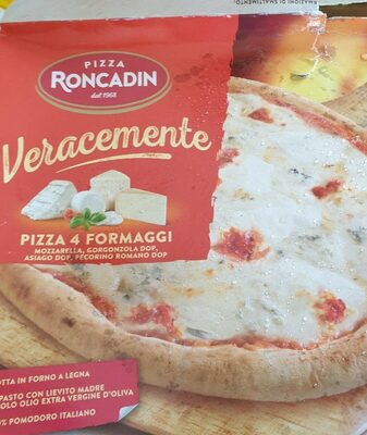 Pizza 4 formaggi front packaging