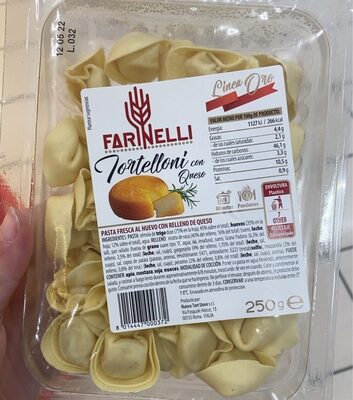 Tortellini con queso