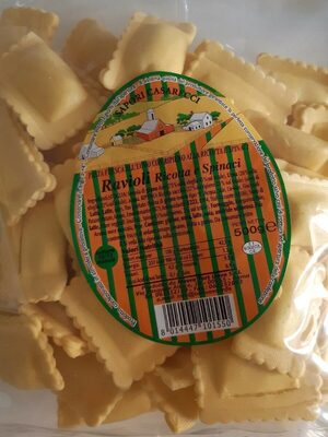 Ravioli ricotta e spinaci front packaging