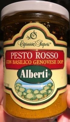 Pesto rosso con basilico genovese Dop
