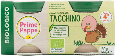 Prime Pappe Omogeneizzato Tacchino