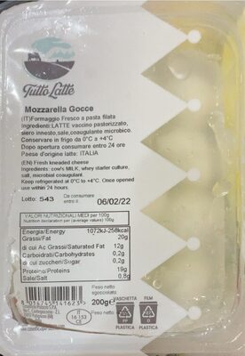 Mozzarella a gocce