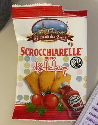 Scrocchiarelle gusto ketchup front packaging