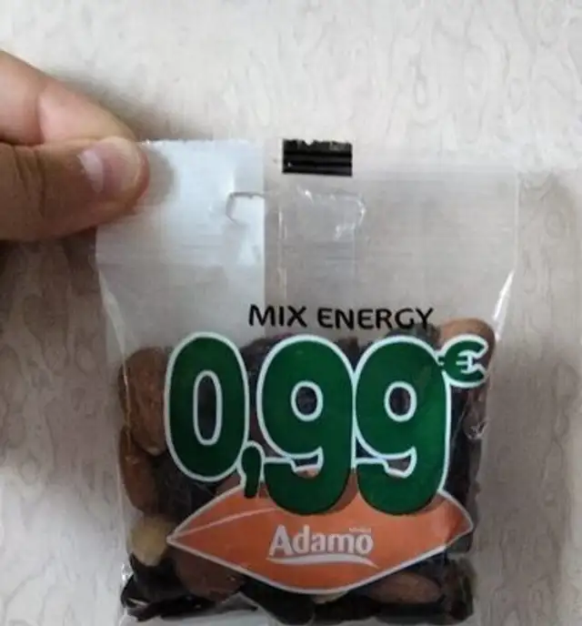 Mix energy front packaging