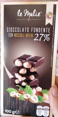 Fondente con nocciole intere