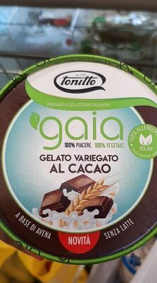 Gelato variegato al cacao