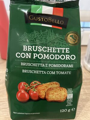 Bruschetta z pomidorami front packaging