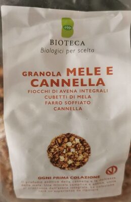 Granola mela e cannella