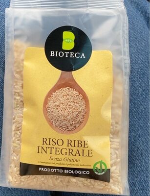 Riso ribe integrale front packaging