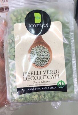 Piselli verdi decorticati