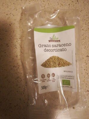 Grano saraceno decorticato front packaging