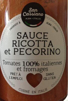 Sauce ricotta et pecorino