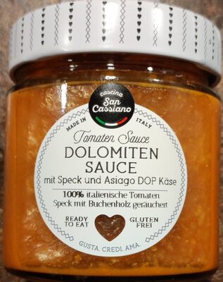 Dolomiten Sauce front packaging
