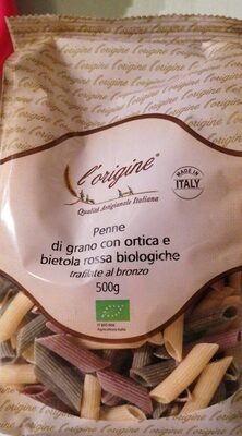 Penne di grano Con ortica e bietola rossa