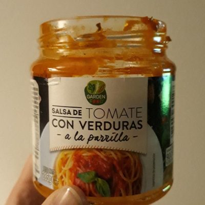 Salsa de tomates con verduras