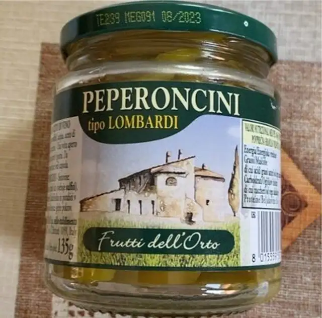 Peperoncini tipo Lombardi front packaging