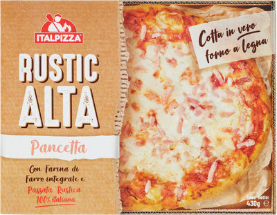 Rustic alta pancetta pizza surgelata