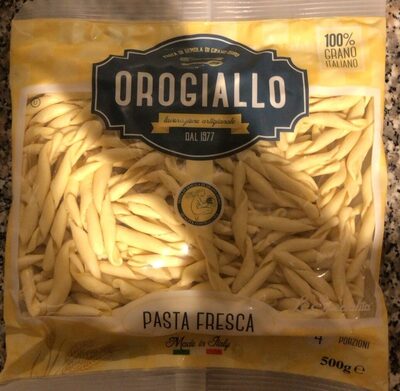 Pasta fresca di semola di grano duro front packaging
