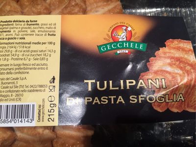 Tulipani di pasta sfoglia