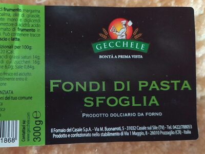Fondi di pasta sfoglia