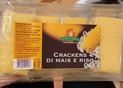 Crackers di Mais e Riso