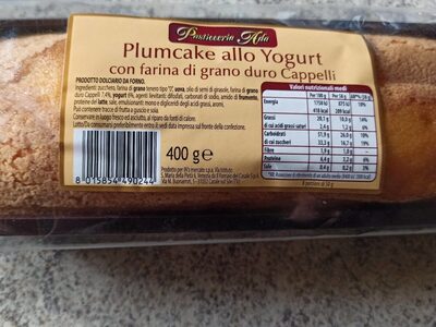 Plumcake allo yogurt front packaging