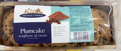 Plumcake scagliette cacao front packaging