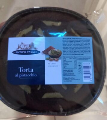 Torta al pistacchio front packaging