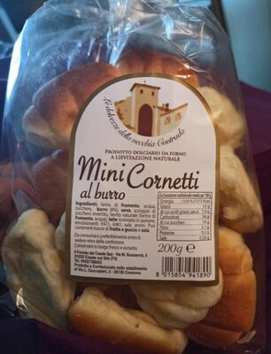Mini cornetti al burro front packaging