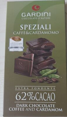Cioccolato fondente caffè & cardamomo front packaging