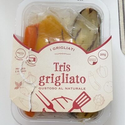 Tris grigliato front packaging