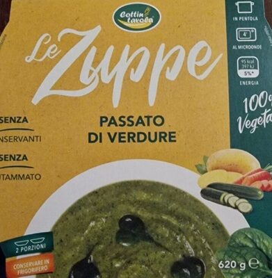 Le zuppe passata di verdure