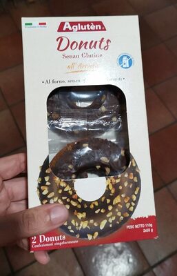 Donuts senza glutine front packaging