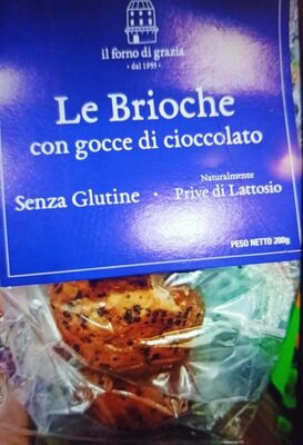 Le brioche con gocce di cioccolato