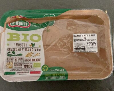 Bocconcini di petto di pollo bio