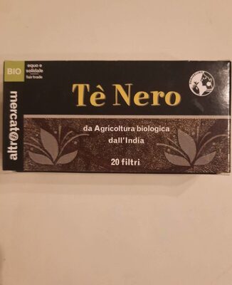 Tè nero da agricoltura biologica dall'India