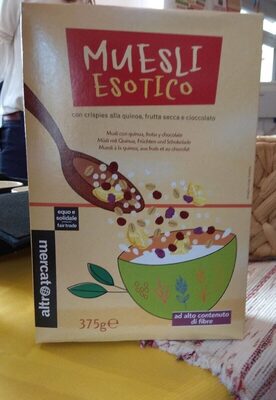 Muesli esotico front packaging