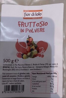 Fruttosio in polvere