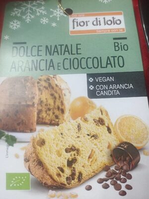 Dolce natale arancia e cioccolato