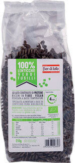Fior Di Loto Fusilli of Organic Green Lentils