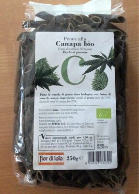 Penne alla Canapa Bio front packaging
