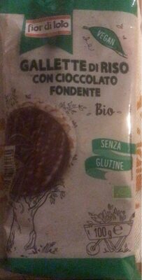 Gallette di riso con cioccolato fondente