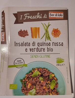 Insalata di quinoa rossa e verdure