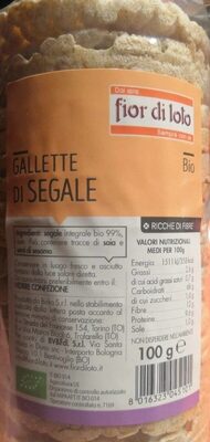 Gallette di segale
