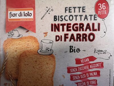 Fette Biscottate Integrali di Farro Biologiche