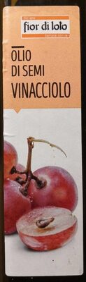 Olio di Semi di Vinacciolo front packaging